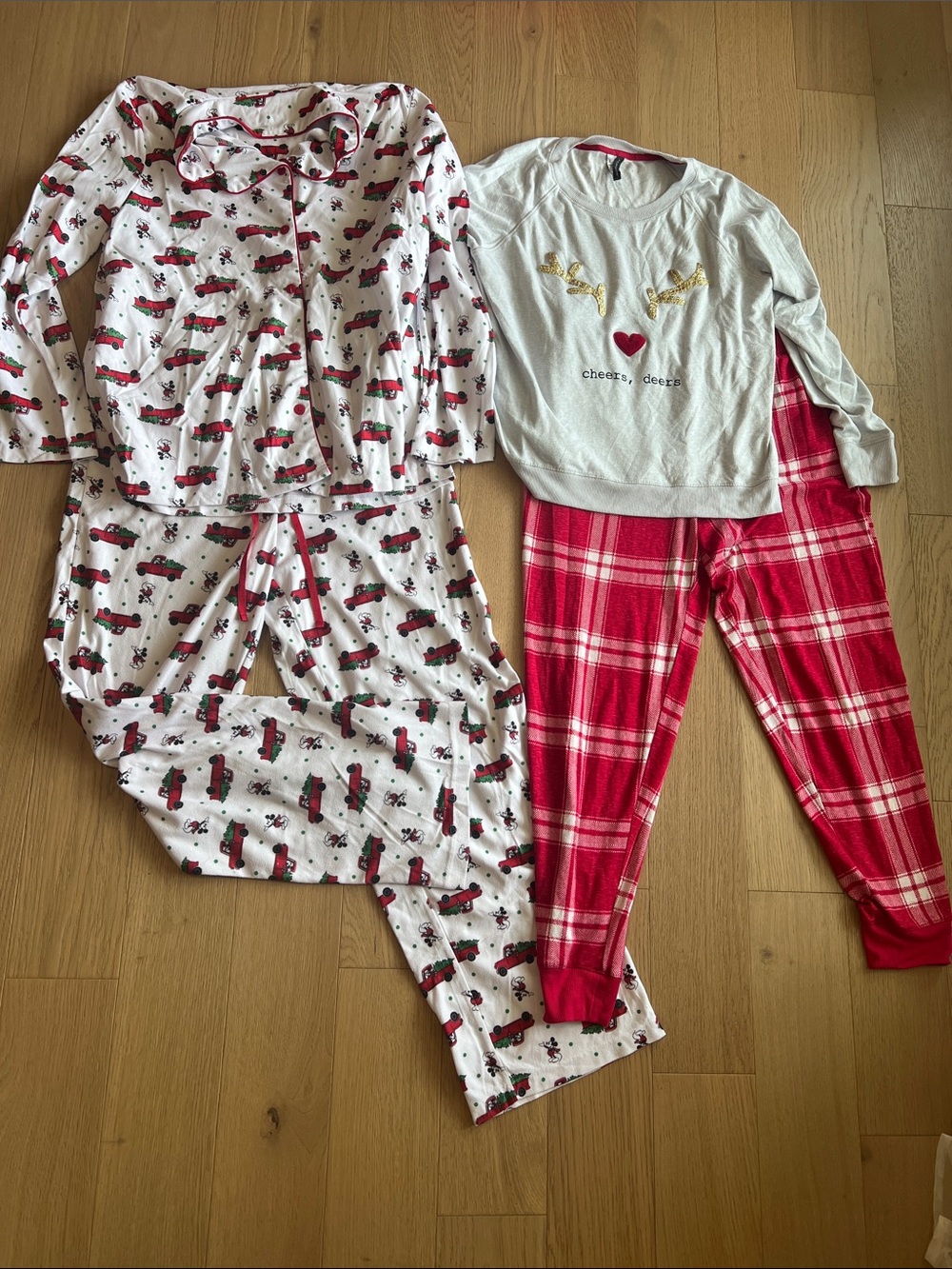Size Large Womens Christmas Pajamas.